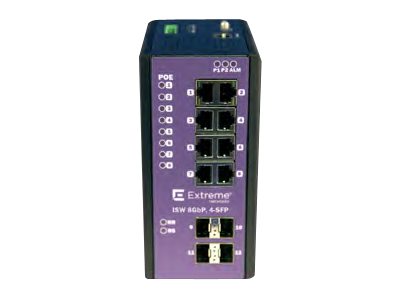 Extreme Networks ExtremeSwitching Industrial Ethernet Switches ISW 8GBP